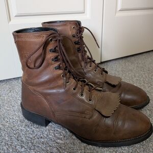 Men's Ariats Size 11 EE Western Brown Leather Boots.